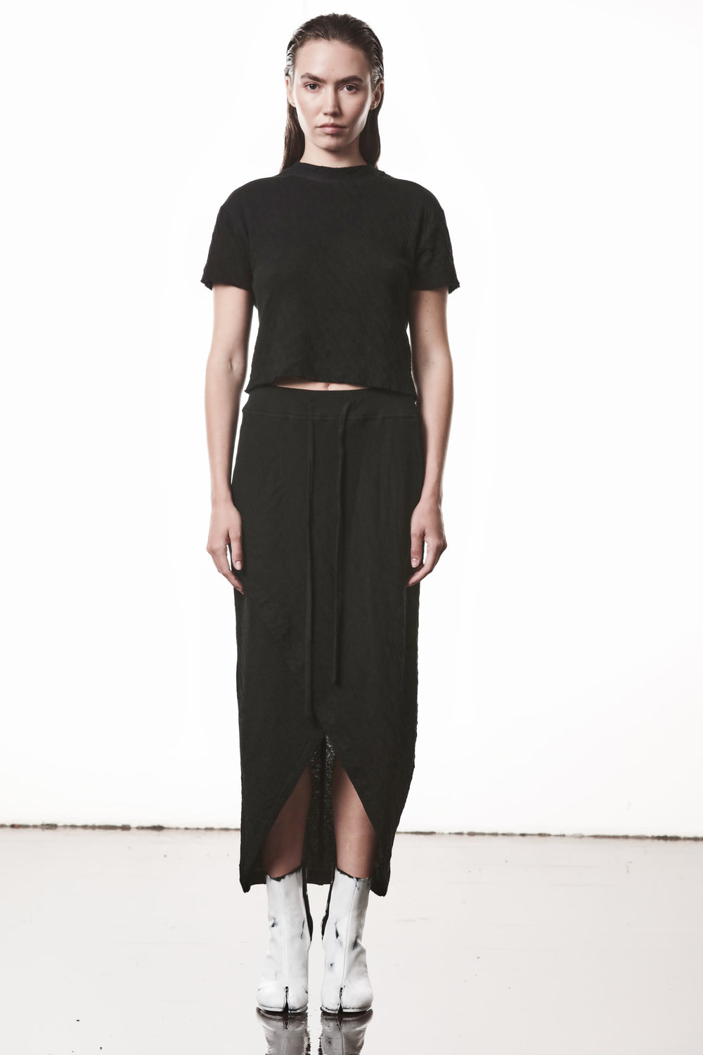 SKIRT W SK 97 BLACK