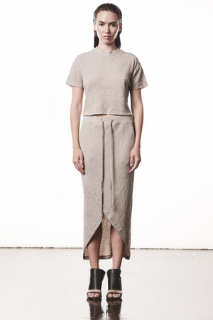 SKIRT W SK 97 STONE