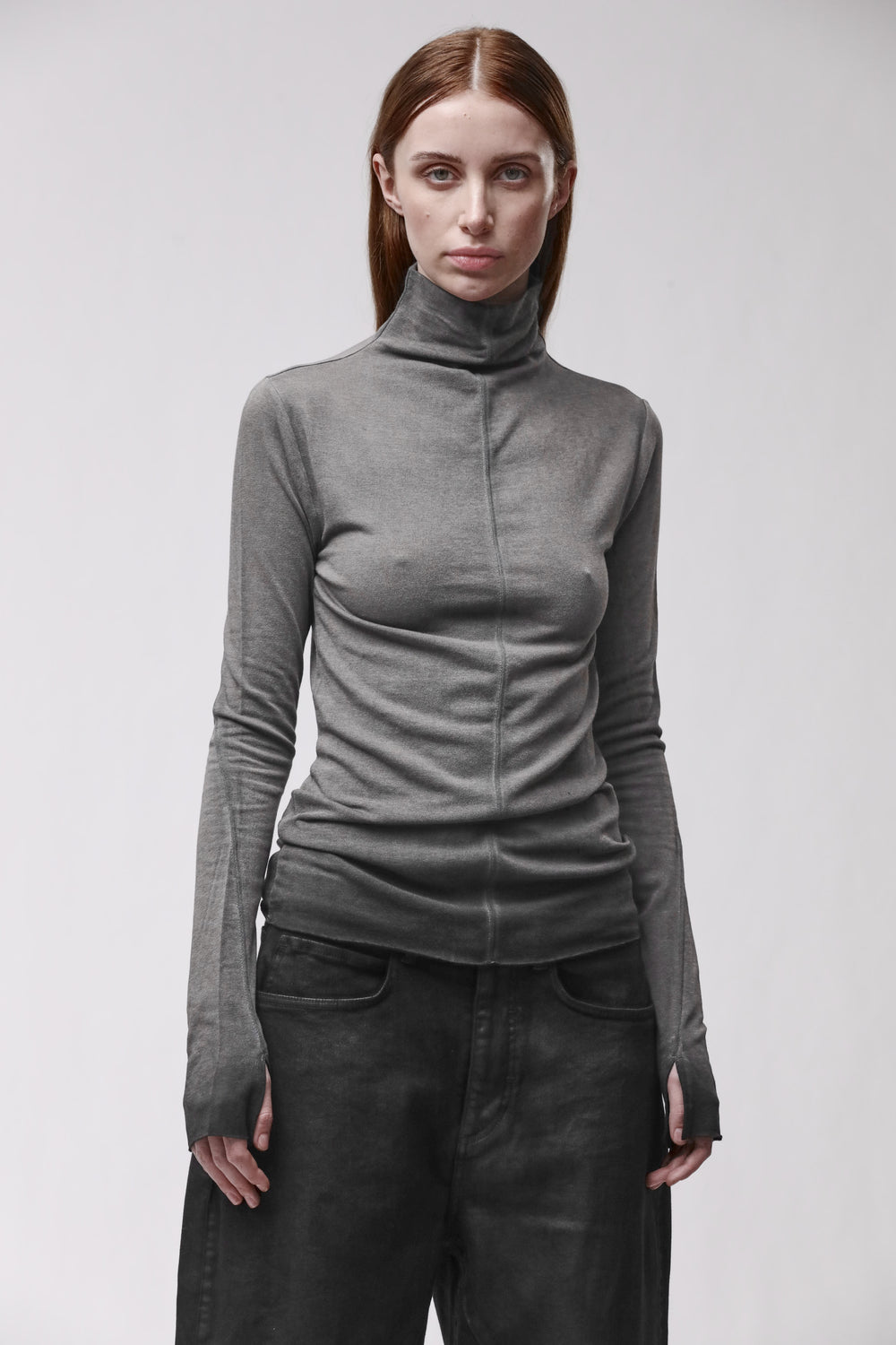 T-SHIRT W TS 627 COLD DYE GREY