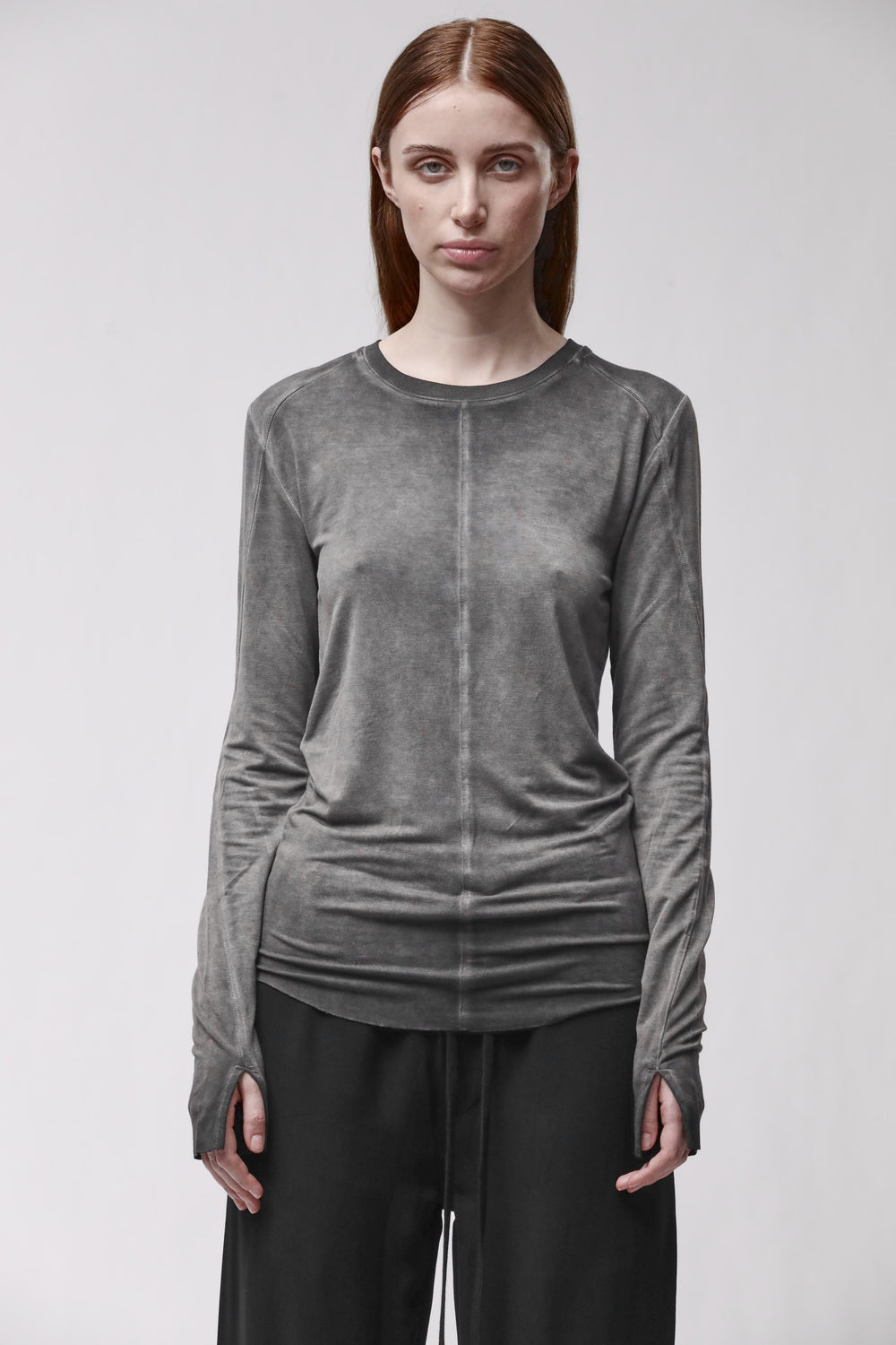 T-SHIRT W TS 628 COLD DYE GREY