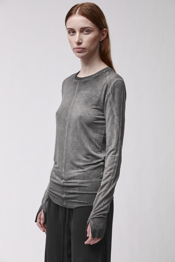 T-SHIRT W TS 628 COLD DYE GREY