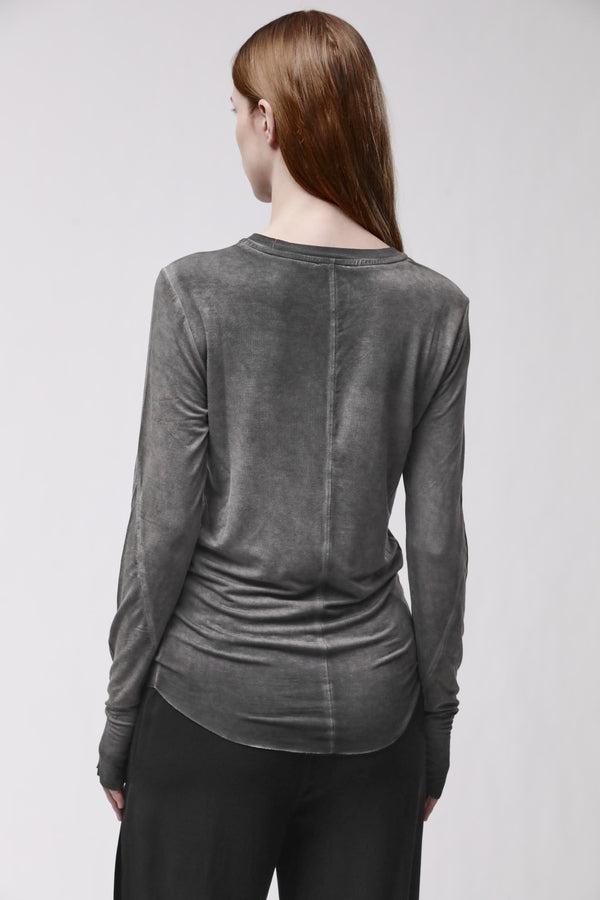T-SHIRT W TS 628 COLD DYE GREY
