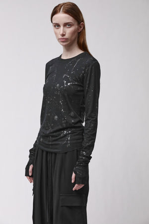 T-SHIRT W TS 633 BLACK