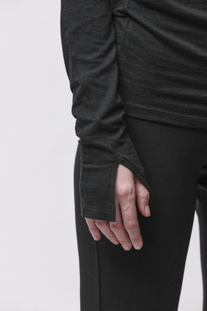 T-SHIRT W TS 637 BLACK
