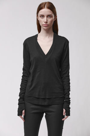 T-SHIRT W TS 649 BLACK