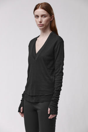 T-SHIRT W TS 649 BLACK