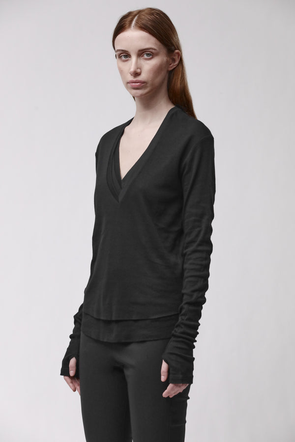 T-SHIRT W TS 649 BLACK
