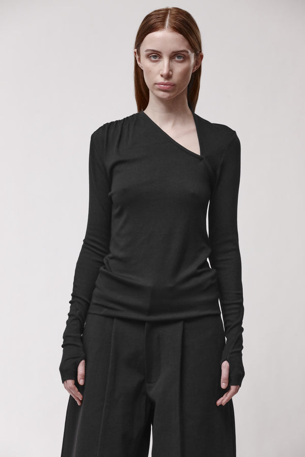 T-SHIRT W TS 654 BLACK